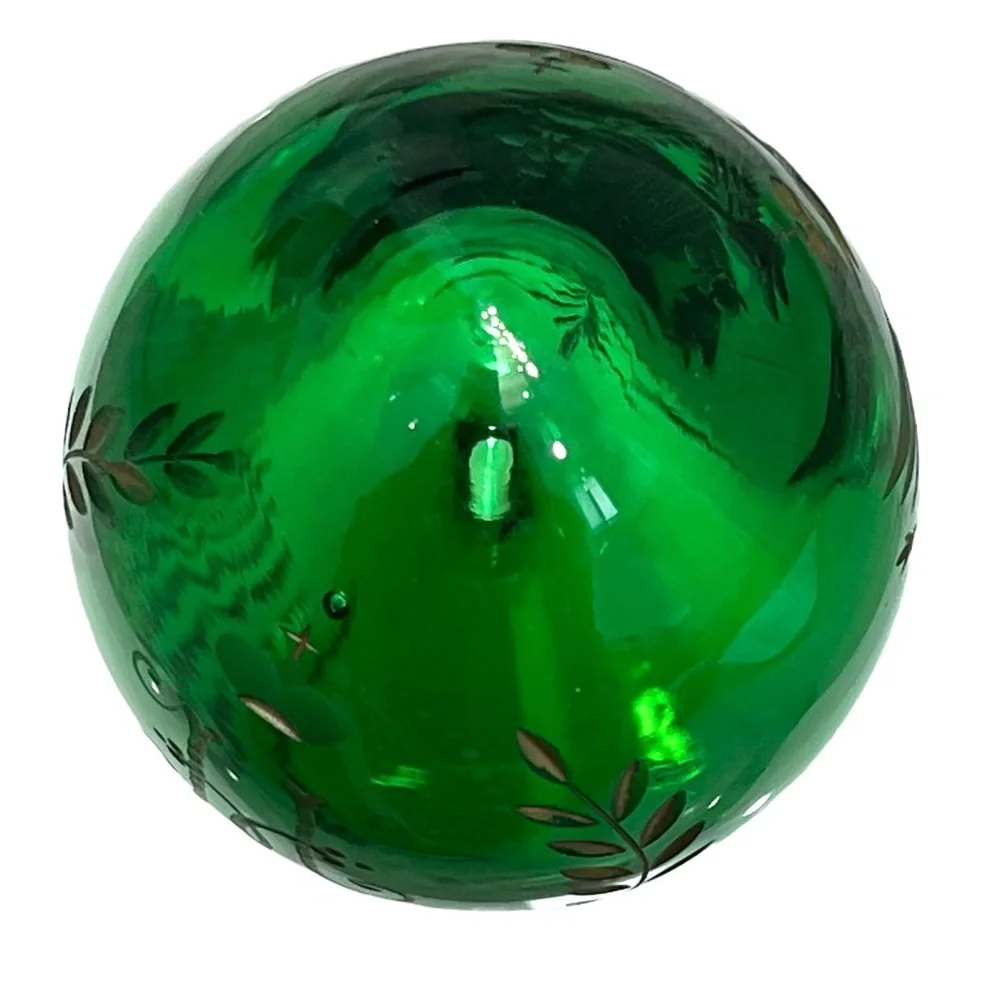 Vintage green crystal